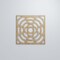 Ekena Millwork Large Edinburg Decorative Fretwork Wood Wall Panels, Hickory, 23 3/8"W x 23 3/8"H x 3/8"T WALW24X24X0375EBGHI - alternate 2